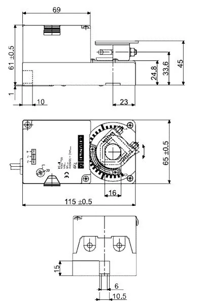 Привод Gruner 227-024-15-S1