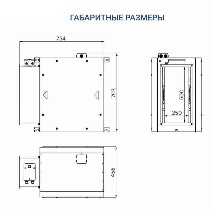 Вытяжная установка Turkov VBOX 2100 H