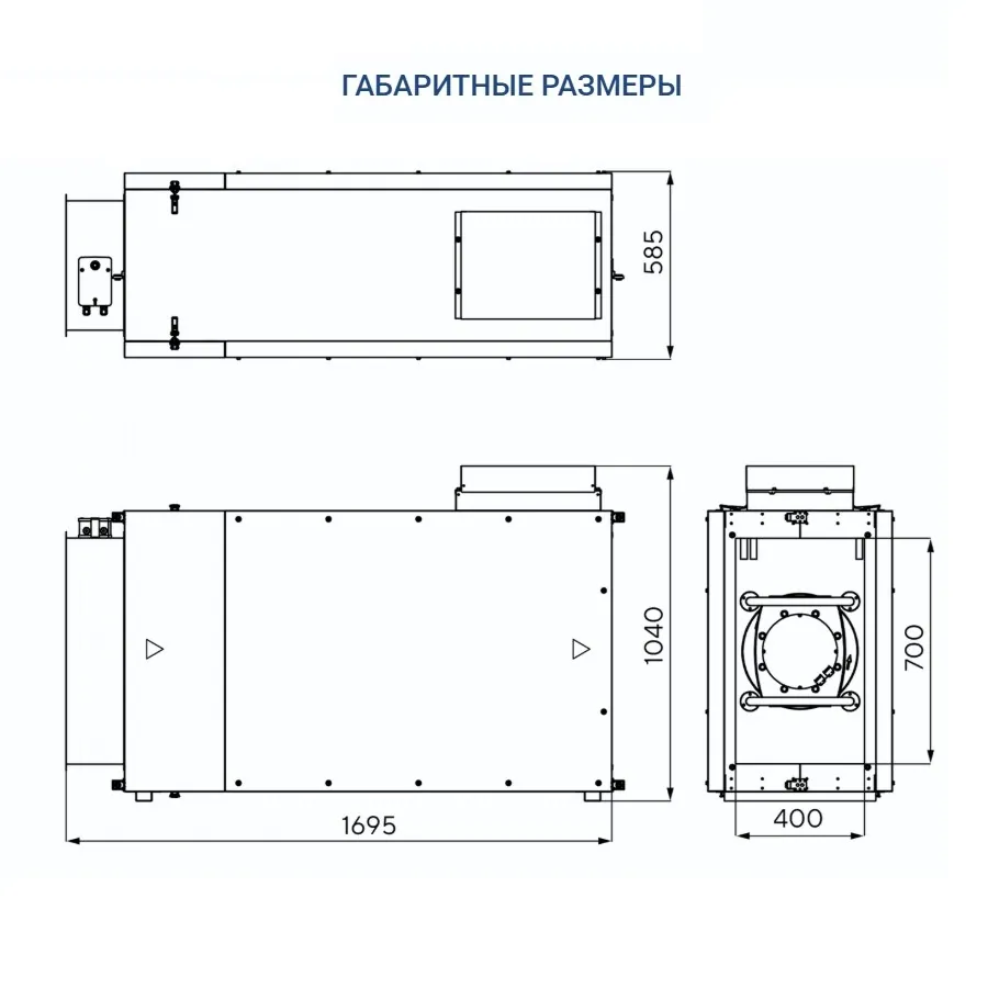 Приточная установка Turkov Capsule 4100 E 56-64 кВт
