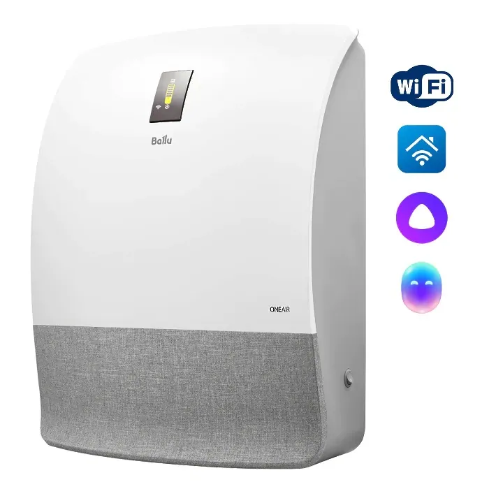 Приточно-очистительная установка Ballu ONEAIR ASP-200S с нагревательным элементом