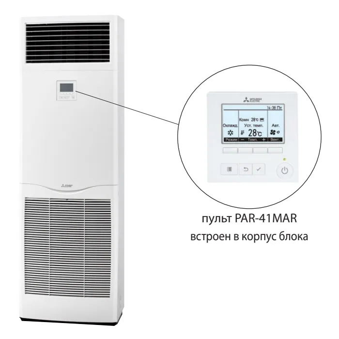 Внутренний блок сплит-системы Mitsubishi Electric PSA-M140KA
