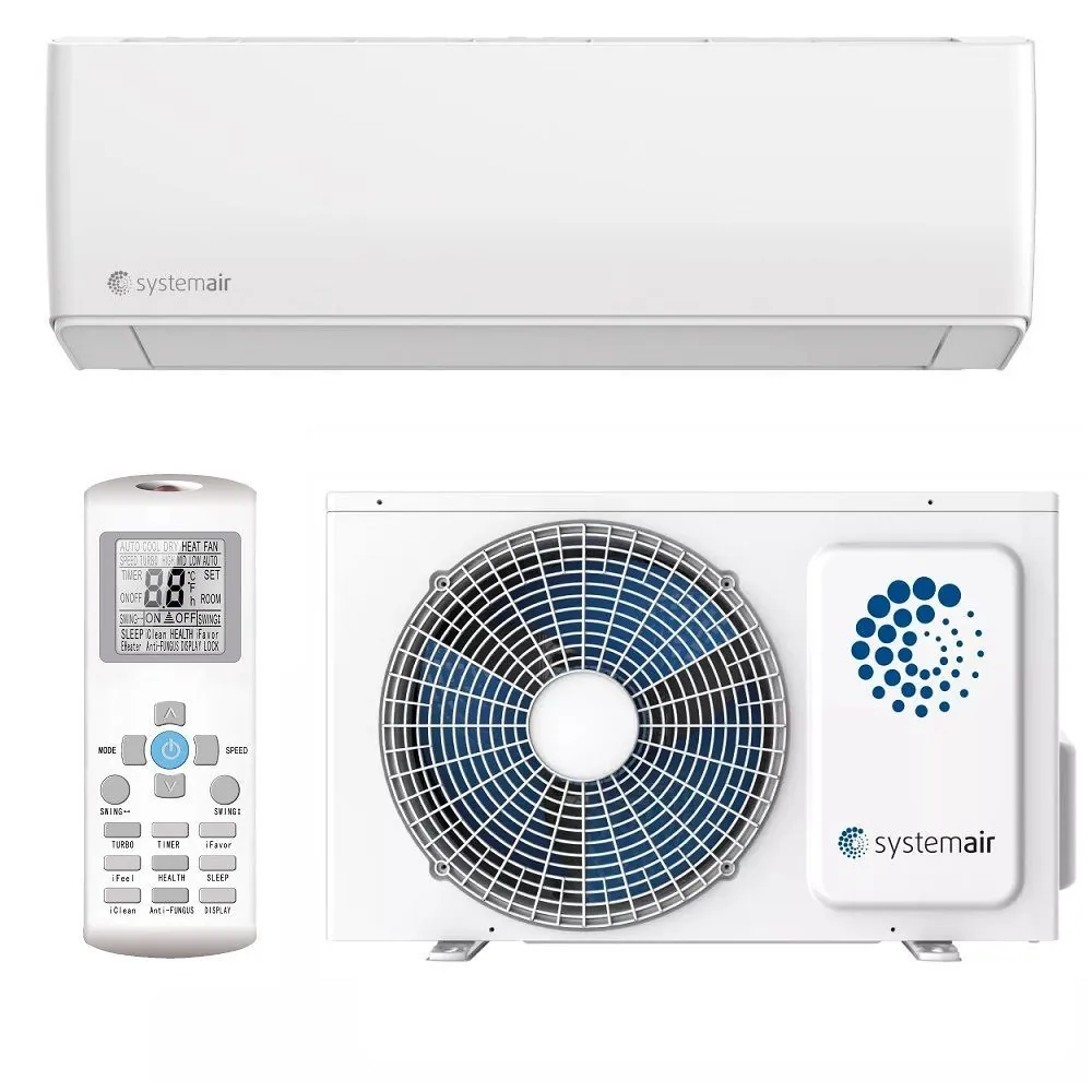Инверторный настенный кондиционер (сплит-система) Systemair SYSPLIT WALL SIMPLE 24 EVO HP Q