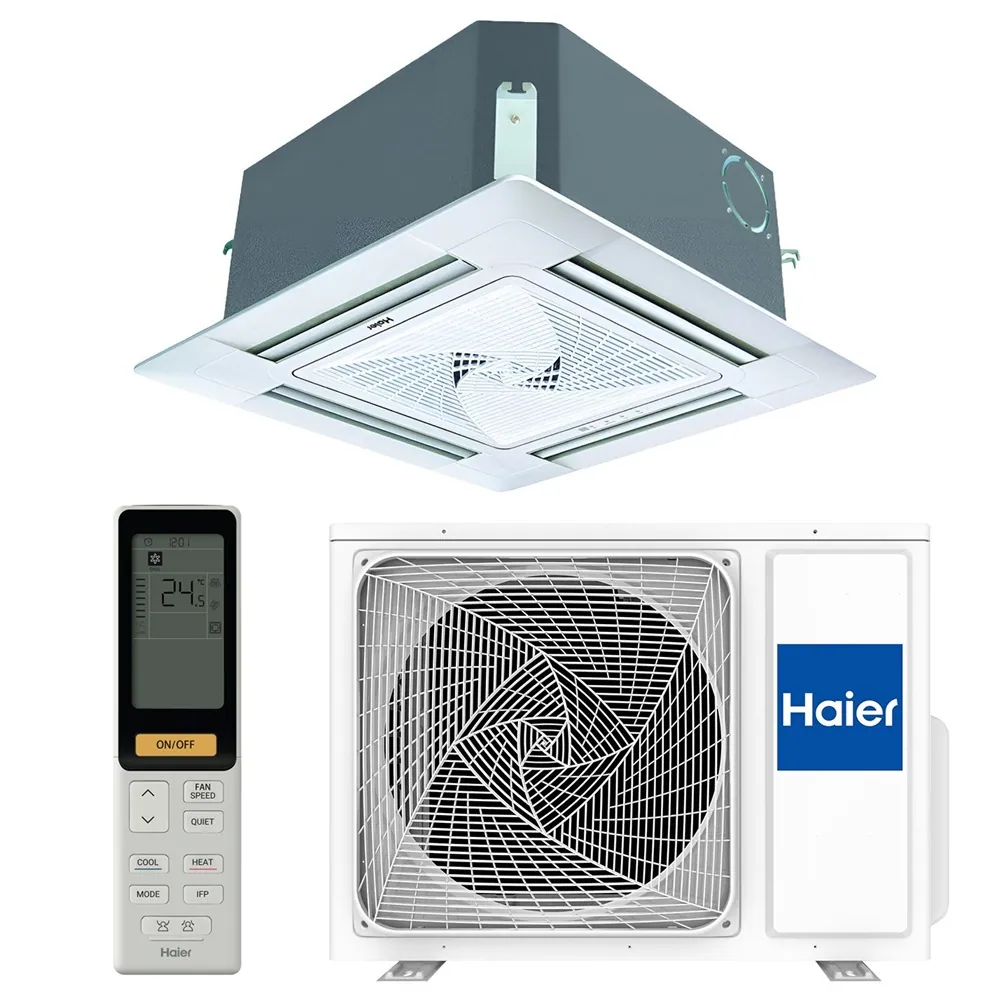 Инверторный кассетный кондиционер (сплит-система) Haier AB35S2SC1FA / 1U35S2SM4FA