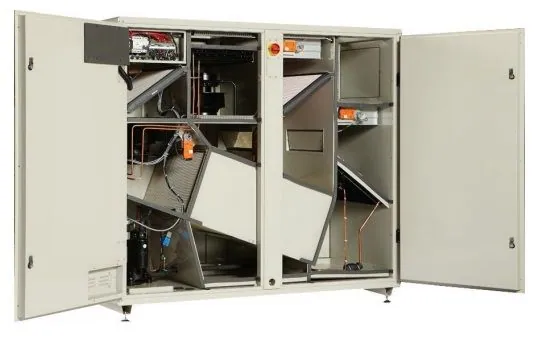 Приточно-вытяжная установка с рекуператором и тепловым насосом Dantherm DanX 1XD