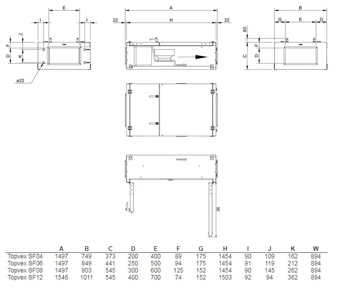 Приточная установка Systemair Topvex SF04 EL 20,9kW
