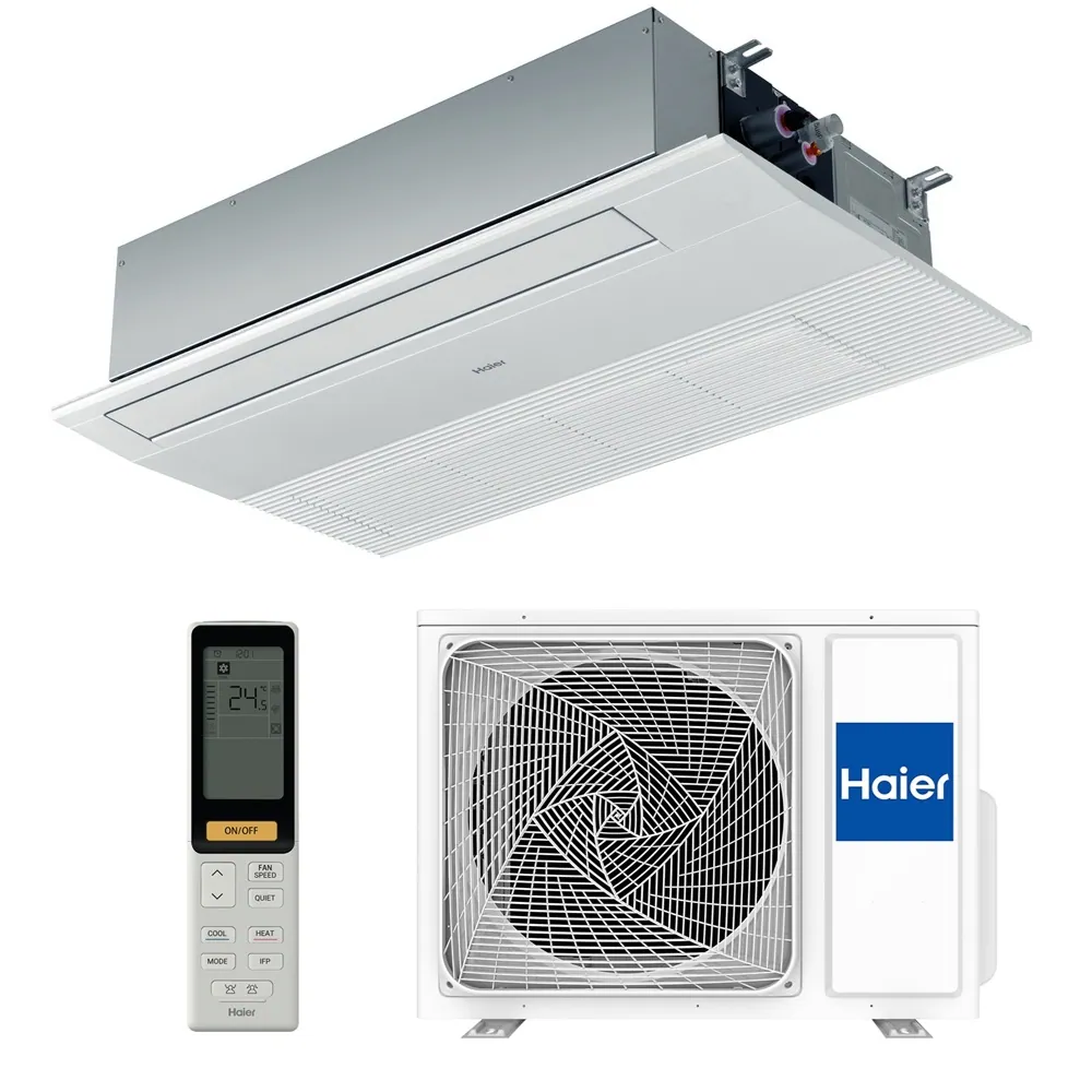 Инверторный кассетный кондиционер (сплит-система) Haier AB35S2SA1FA / 1U35S2SM4FA