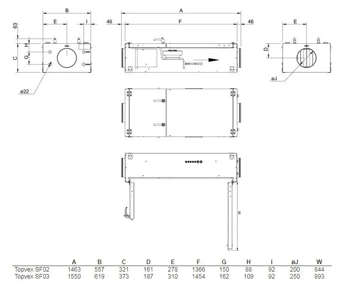 Приточная установка Systemair Topvex SF02 EL 4,5kW