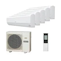 Мульти-сплит-система Hitachi RAM-110NP5E / RAK-35RPE + RAK-25RPE + RAK-18RPEx3 Мульти-сплит-система Hitachi RAM-110NP5E / RAK-35RPE + RAK-25RPE + RAK-18RPEx3