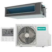 Канальный кондиционер (сплит-система) Hisense AUD-36UX4REH8 / AUW-36U4RK7 Wi-Fi Канальный кондиционер (сплит-система) Hisense AUD-36UX4REH8 / AUW-36U4RK7 Wi-Fi
