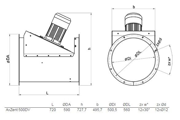 Изображение для товара Systemair AxZent 500DV