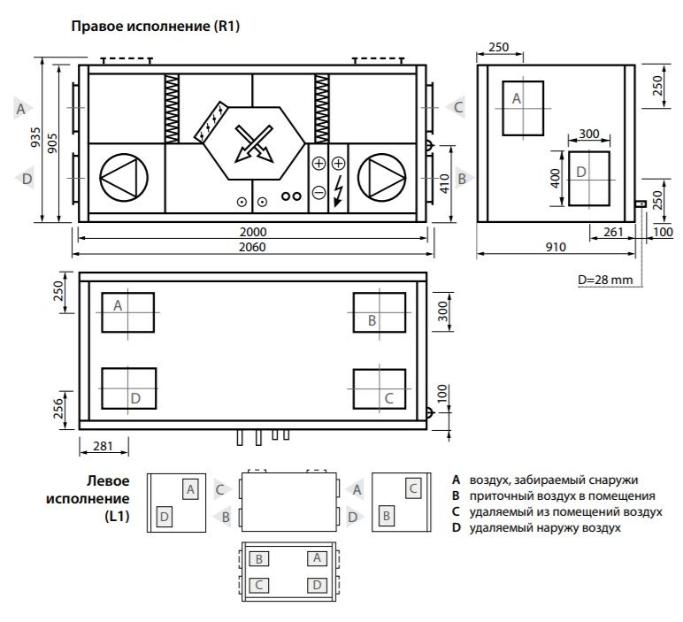 Изображение для товара Komfovent Verso CF 2300-V-W