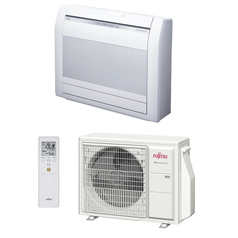 Напольный кондиционер (сплит-система) Fujitsu AGYG12KVCA / AOYG12KVCA с зимним комплектом (-43)