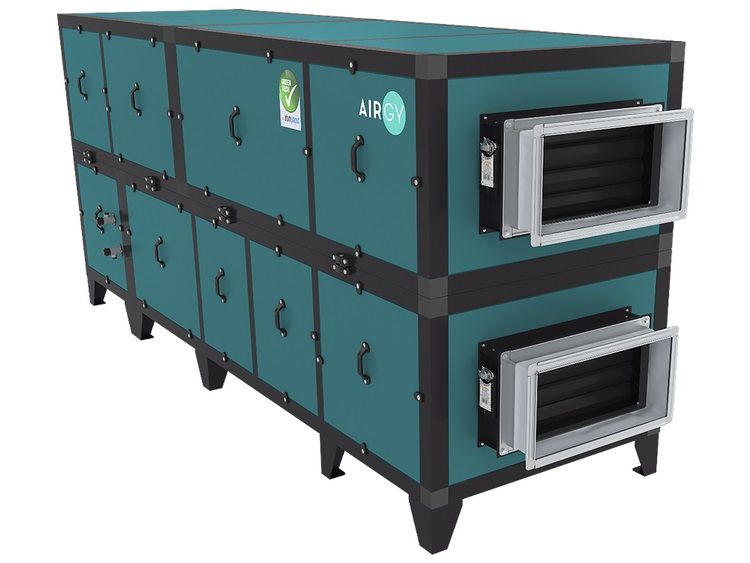 Приточно-вытяжная установка с рекуператором и тепловым насосом Airgy 2700-C Eco Pro Приточно-вытяжная установка с рекуператором и тепловым насосом Airgy 2700-C Eco Pro