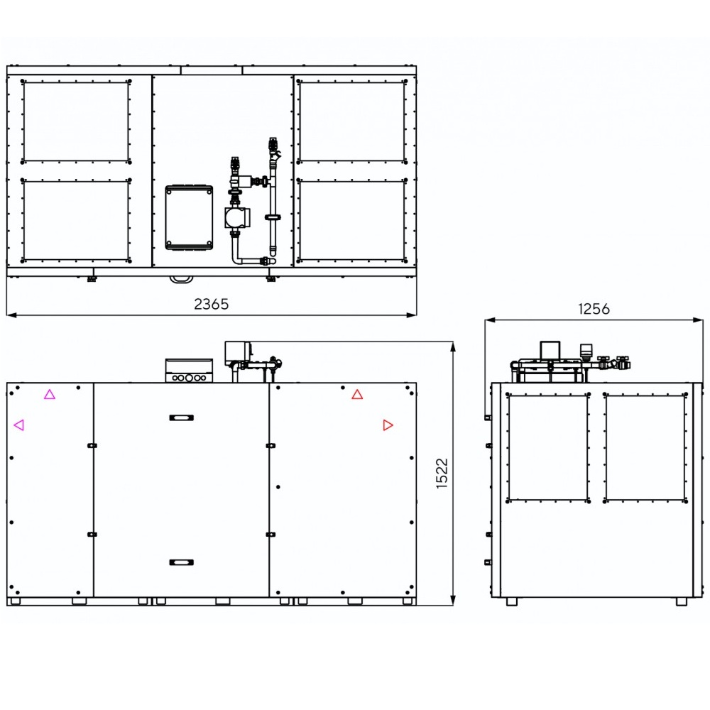 Приточно-вытяжная установка Turkov ORBITA VX 5000 W2R