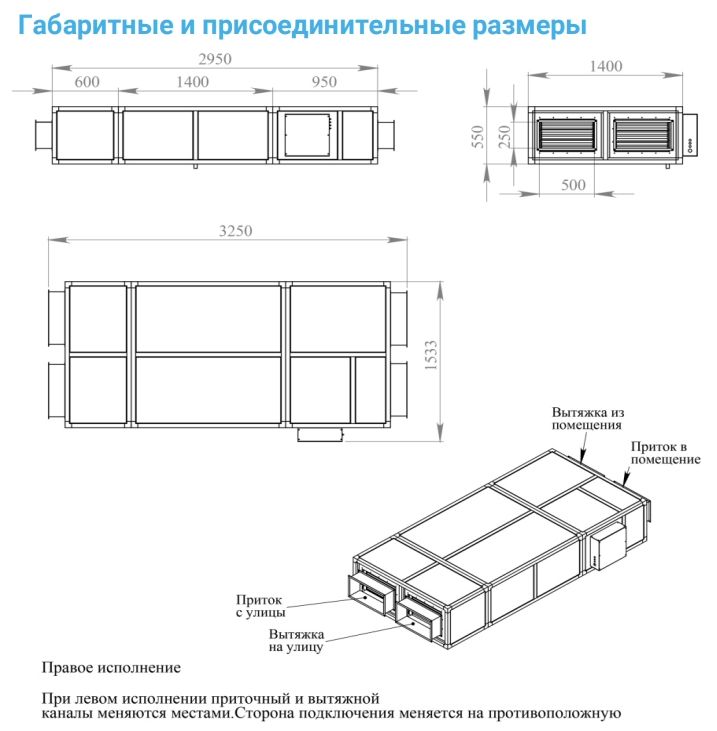 Приточно-вытяжная установка с рекуператором Breezart 2000-C Lux RP SB 9-380
