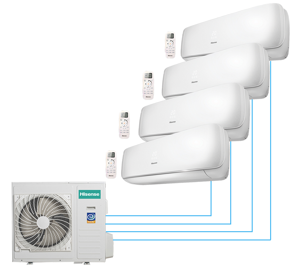 Мульти-сплит-система Hisense AMW4-28U4SAC / AMS-09UR4SVETG67x4