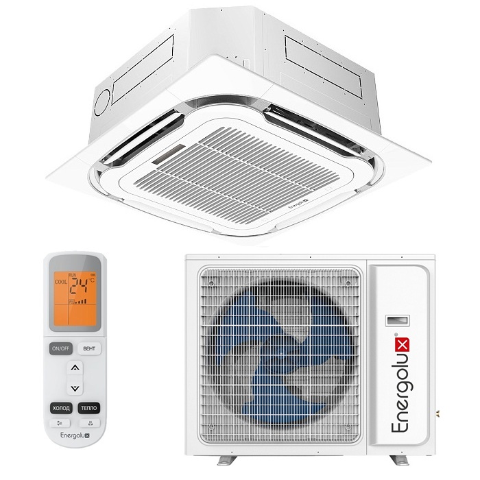 Инверторный кассетный кондиционер (сплит-система) Energolux ESAC36C7_AR1 / ESAU36U7_AR1