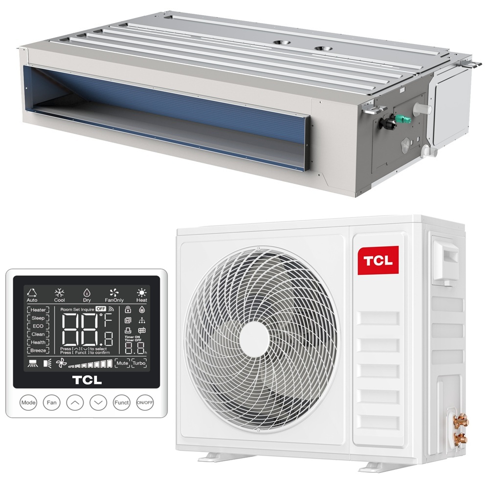 Инверторный канальный кондиционер (сплит-система) TCL TCC-48D1HWH/DVI(05) / TCC-48HH/DV7O(05)