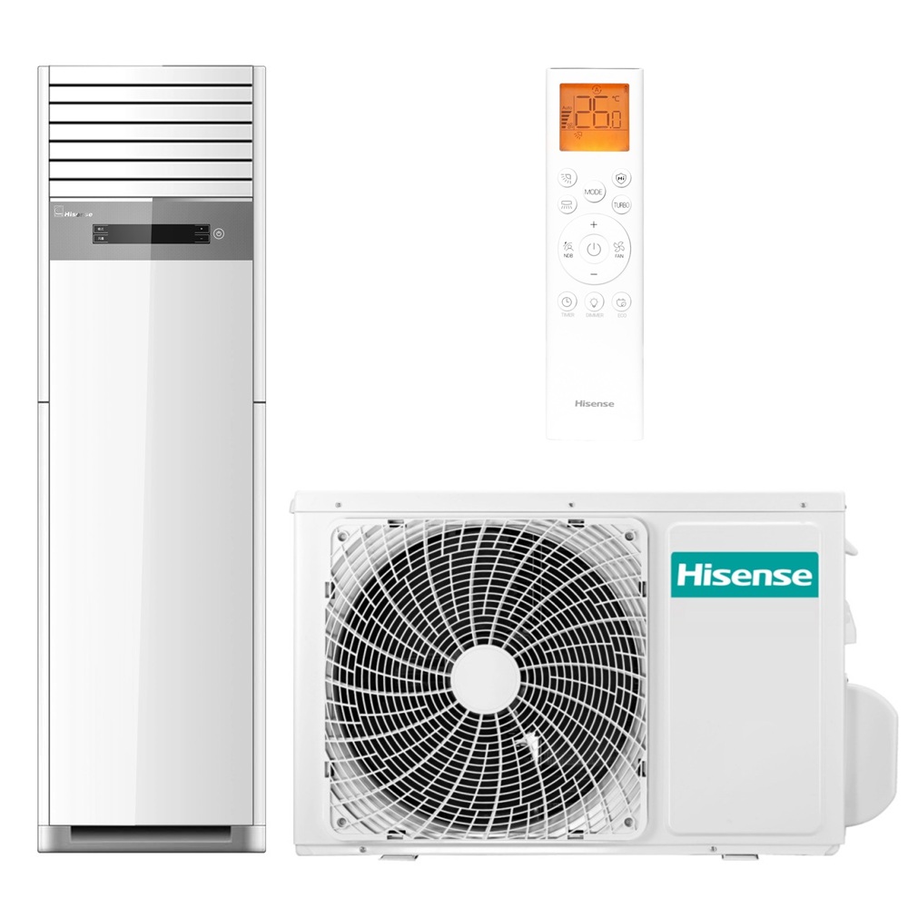Колонный кондиционер (сплит-система) Hisense AUF-24ER4RC2 / AUW-24H4RF2
