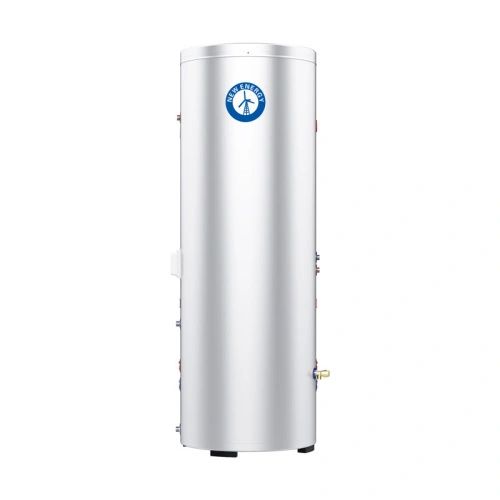 Бак косвенного нагрева New Energy 200 л, SUS316, 2 кВт, φ28 mm/1.98 m², серебристый металлик