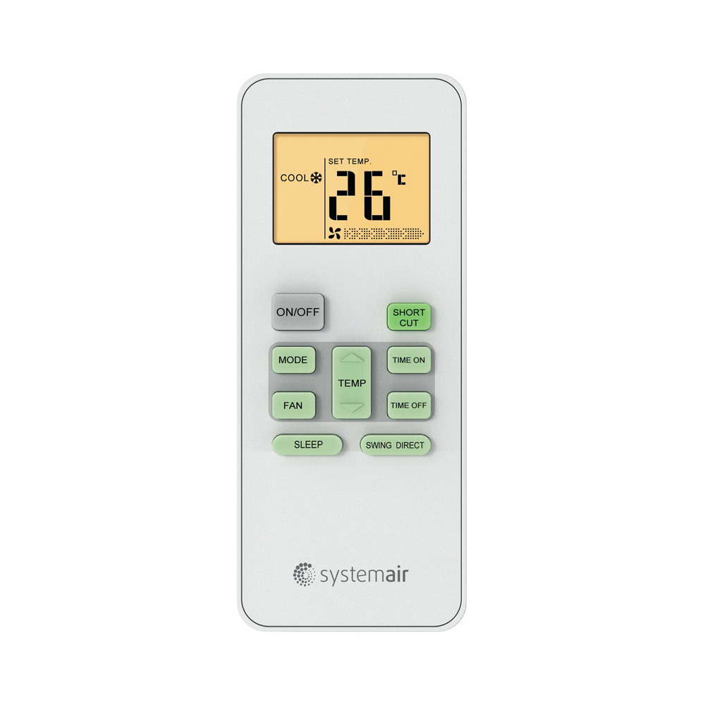 Инверторный настенный кондиционер (сплит-система) Systemair SYSPLIT WALL SMART 09 V2 EVO HP Q