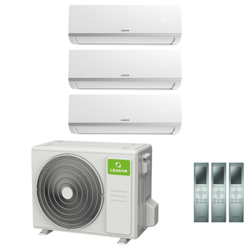 Изображение для товара Lessar LU-3HE27FVE2 / LS-MHE09KCE2x3