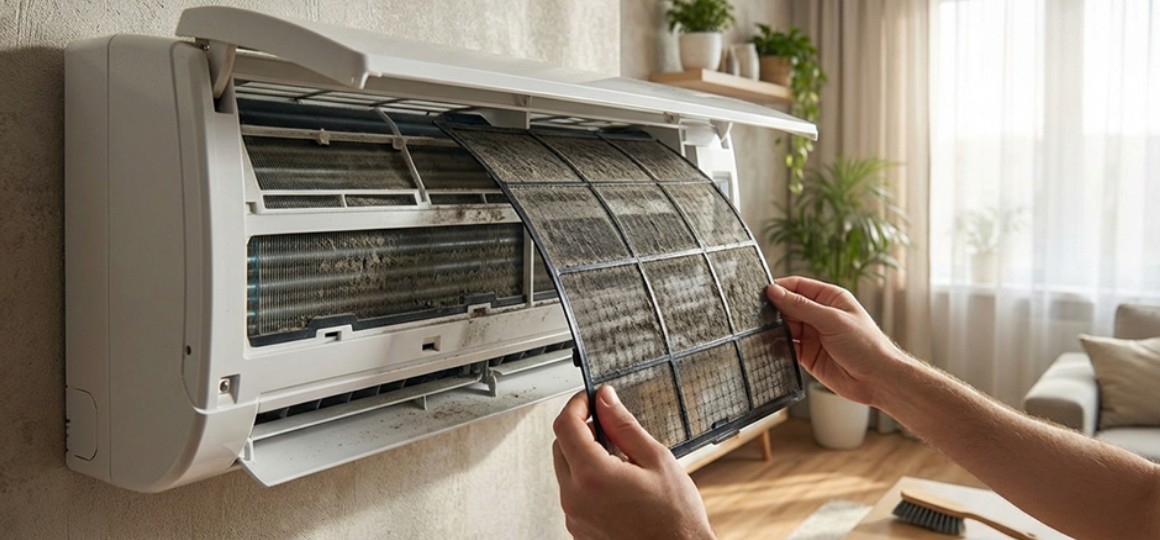 Как почистить кондиционер самостоятельно — 5 шагов