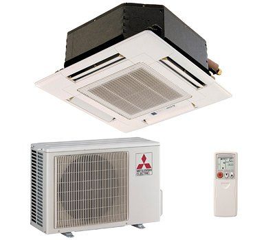 Кассетный кондиционер (сплит-система) Mitsubishi Electric SLZ-KF25VA2 / SUZ-KA25VA