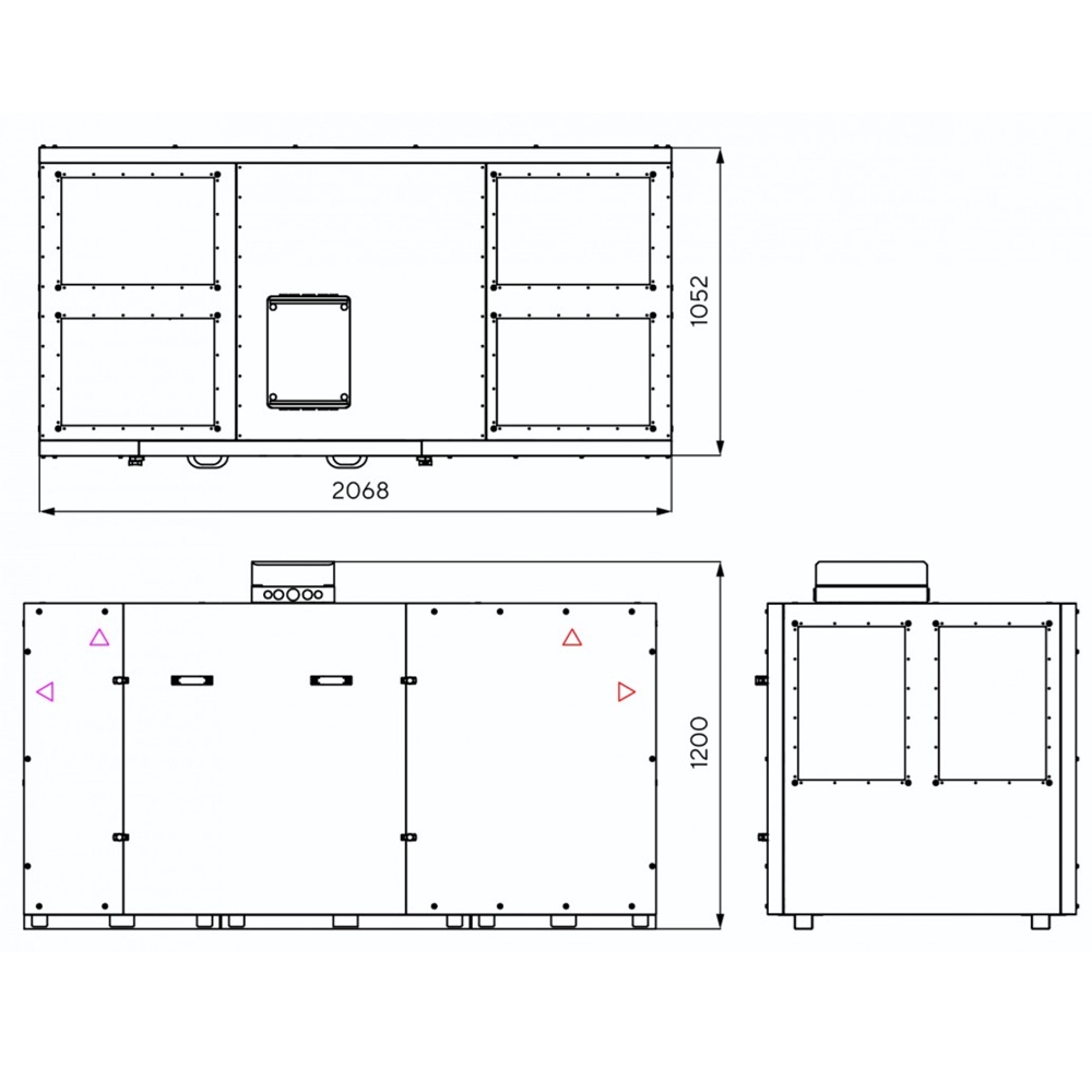 Приточно-вытяжная установка Turkov ORBITA VX 3000 9E