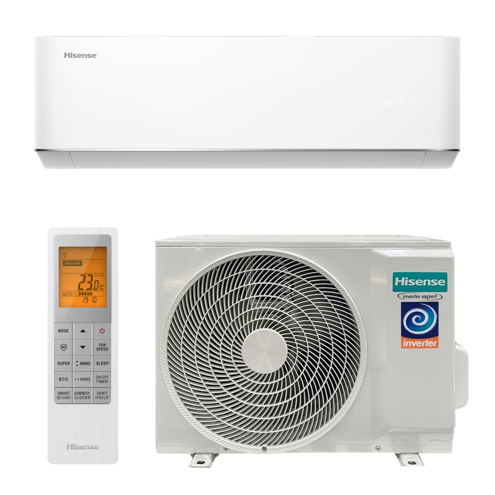 Инверторный настенный кондиционер (сплит-система) Hisense AS-24UW4RFWHC00