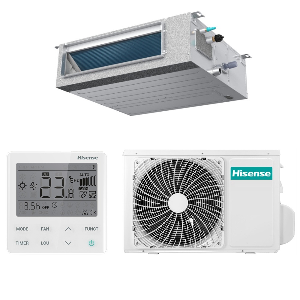 Канальный кондиционер (сплит-система) Hisense AUD-18HX4RV2 / AUW-18H4RS2