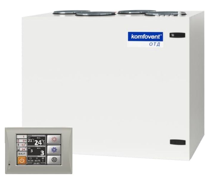 Приточно-вытяжная установка Komfovent ОТД-R-450-V-E-R1-M5/M5-GTC-L/A
