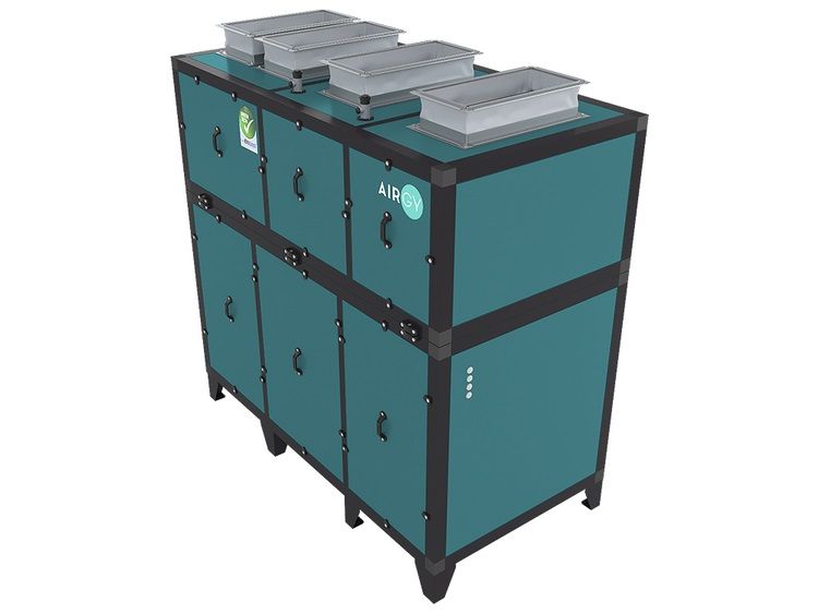 Приточно-вытяжная установка с рекуператором и тепловым насосом Airgy 2700-C Eco Pro Приточно-вытяжная установка с рекуператором и тепловым насосом Airgy 2700-C Eco Pro