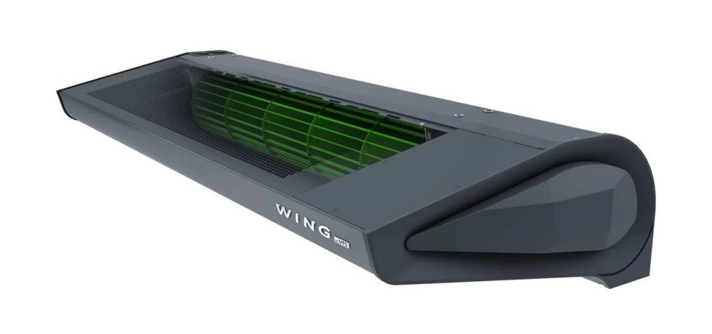 Водяная тепловая завеса WING II W200 AC dark