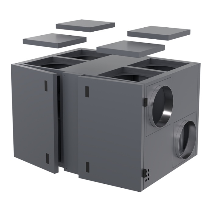 Приточно-вытяжная установка с рекуператором Zilon ZPVR-N 1200 UWR ЕС A