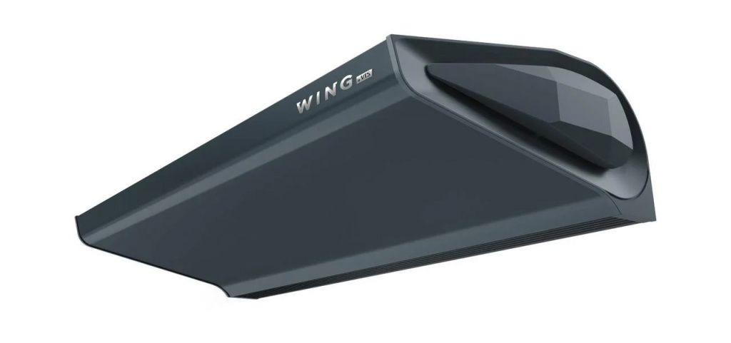 Водяная тепловая завеса WING II W200 AC dark