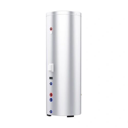 Бак косвенного нагрева New Energy 200 л, SUS316, 2 кВт, φ28 mm/1.98 m², серебристый металлик