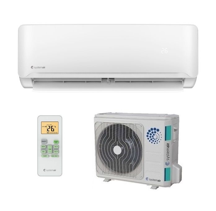 Инверторный настенный кондиционер (сплит-система) Systemair SYSPLIT WALL SMART 18 V4 EVO HP Q