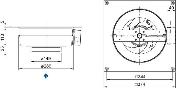Изображение для товара Systemair KV 150 M sileo
