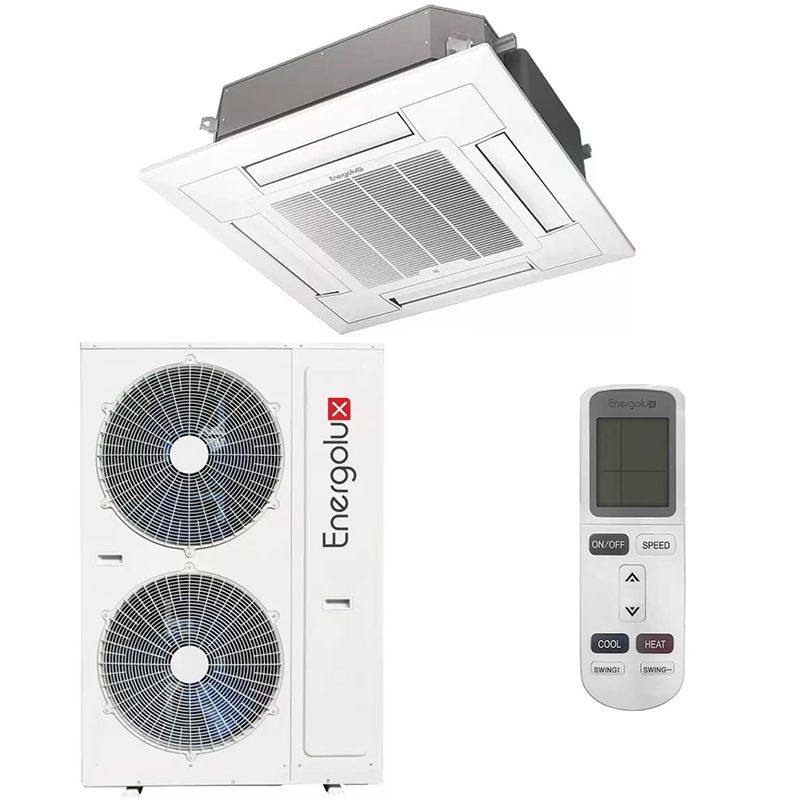 Инверторный кассетный кондиционер (сплит-система) Energolux SAC48C3-A / SAU48U3-A-WS40 с зимним комплектом (-40)