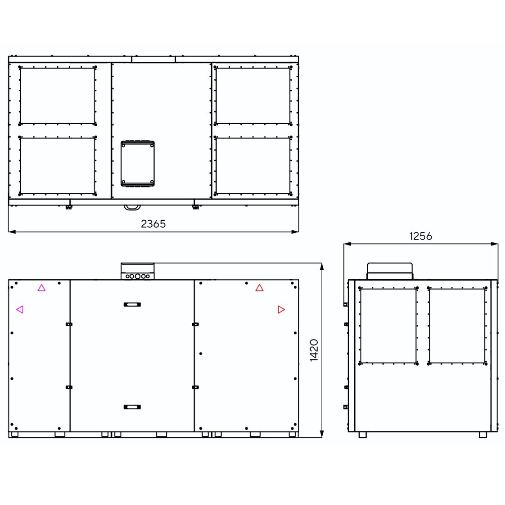 Приточно-вытяжная установка Turkov ORBITA VX 5000 12E