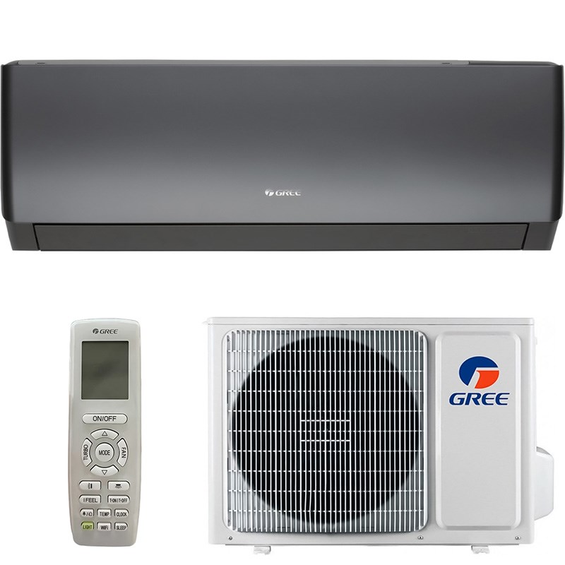 Настенный кондиционер (сплит-система) Gree GWH18AGDXD-K6DNA4E black + GR-3-ZB-S