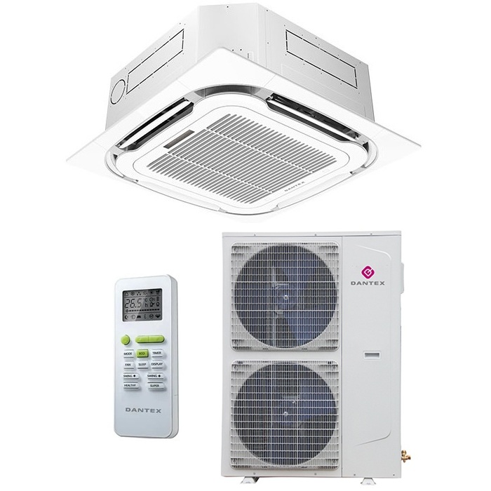 Инверторный кассетный кондиционер (сплит-система) Dantex RKD-48UHANI / RKD-48HANIE-W
