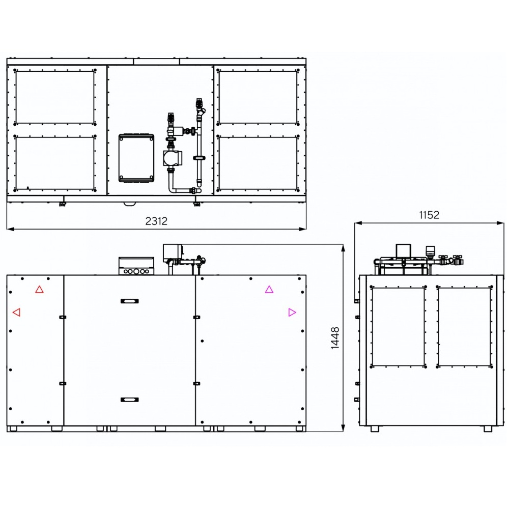 Приточно-вытяжная установка Turkov ORBITA VX 4000 W2R