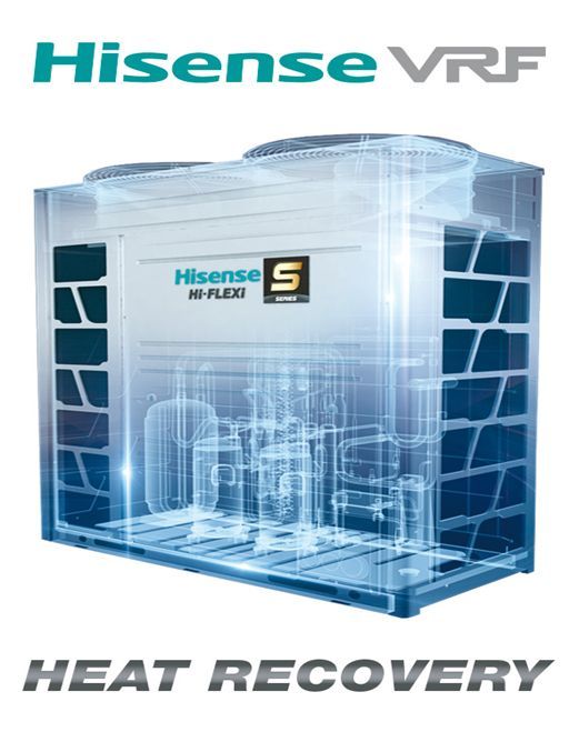новая серия мультизональных систем кондиционирования hisense s heat recovery