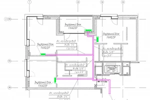 Мультизональное кондиционирование и вентиляция апартамента в ЖК Парк Рублево 331978