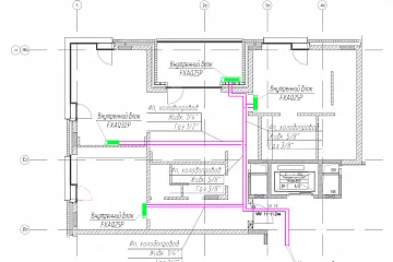 Мультизональное кондиционирование и вентиляция апартамента в ЖК Парк Рублево 331978