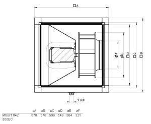 Изображение для товара Systemair MUB/T 042 500EC