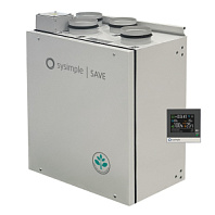Приточно-вытяжная установка с рекуператором Sysimple SAVE VTR 150 R 1000W