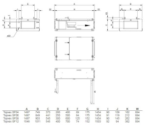 Изображение для товара Systemair Topvex SF04 HWL